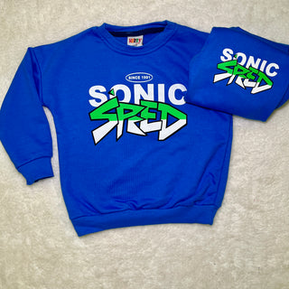 Sonic Speed Desenli İkili Takım