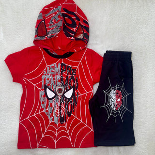 Örümcek-Adam Desenli Işıklı Şortlu Takım