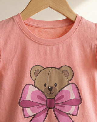 Teddy Bear Love Volanlı 2'li Takım