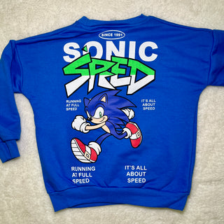 Sonic Speed Desenli İkili Takım