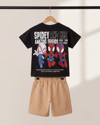 Spidey "Amazing Team" 2'li Şort-Tişört Takımı