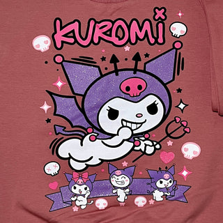 Kuromi Baskılı Simli İkili Takım