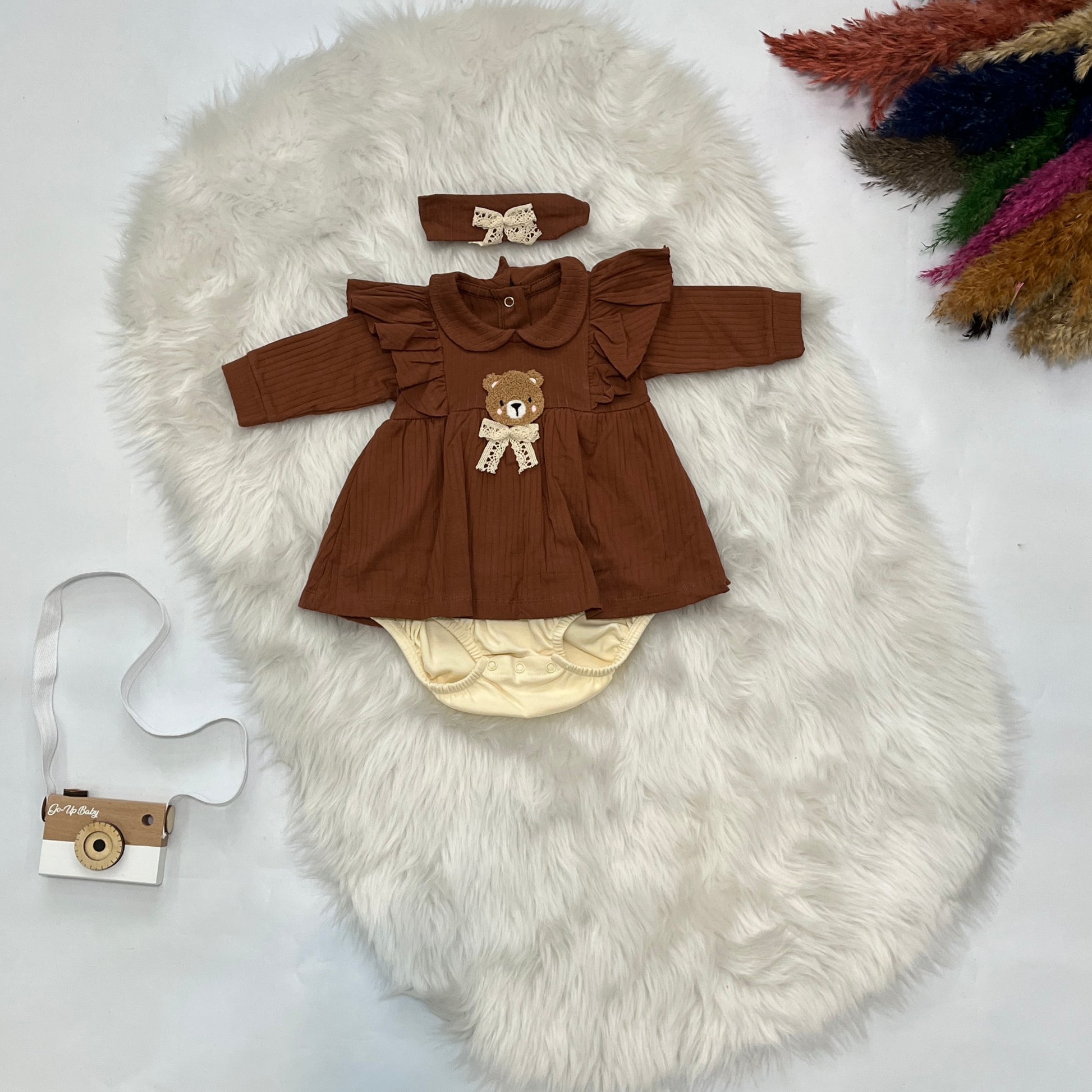 Cute Bear Romper Body Takım